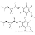 Cyclopropancarbonsäure, 2,2-Dimethyl-3- (2-methyl-1-propen-1-yl) - [2,3,5,6-tetrafluor-4- (methoxymethyl) phenyl] methylester CAS 271241-14- 6